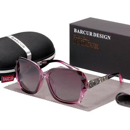 BARCUR Sunglasses Fashion Polarized For Ladies UV400 Protection Carauana Store