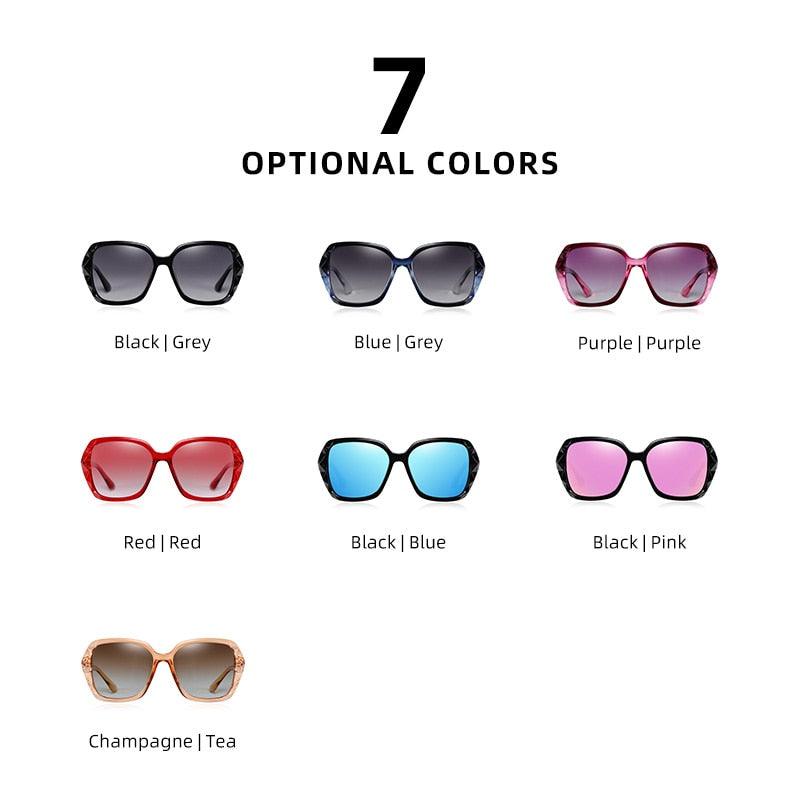 BARCUR Sunglasses Fashion Polarized For Ladies UV400 Protection Carauana Store
