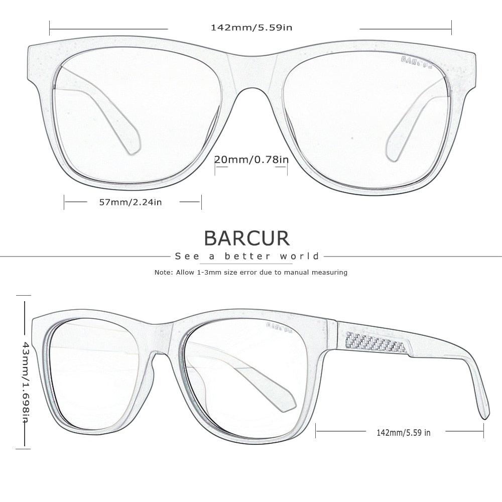BARCUR Sunglasses Polarized Comfortable Oculos Carauana Store