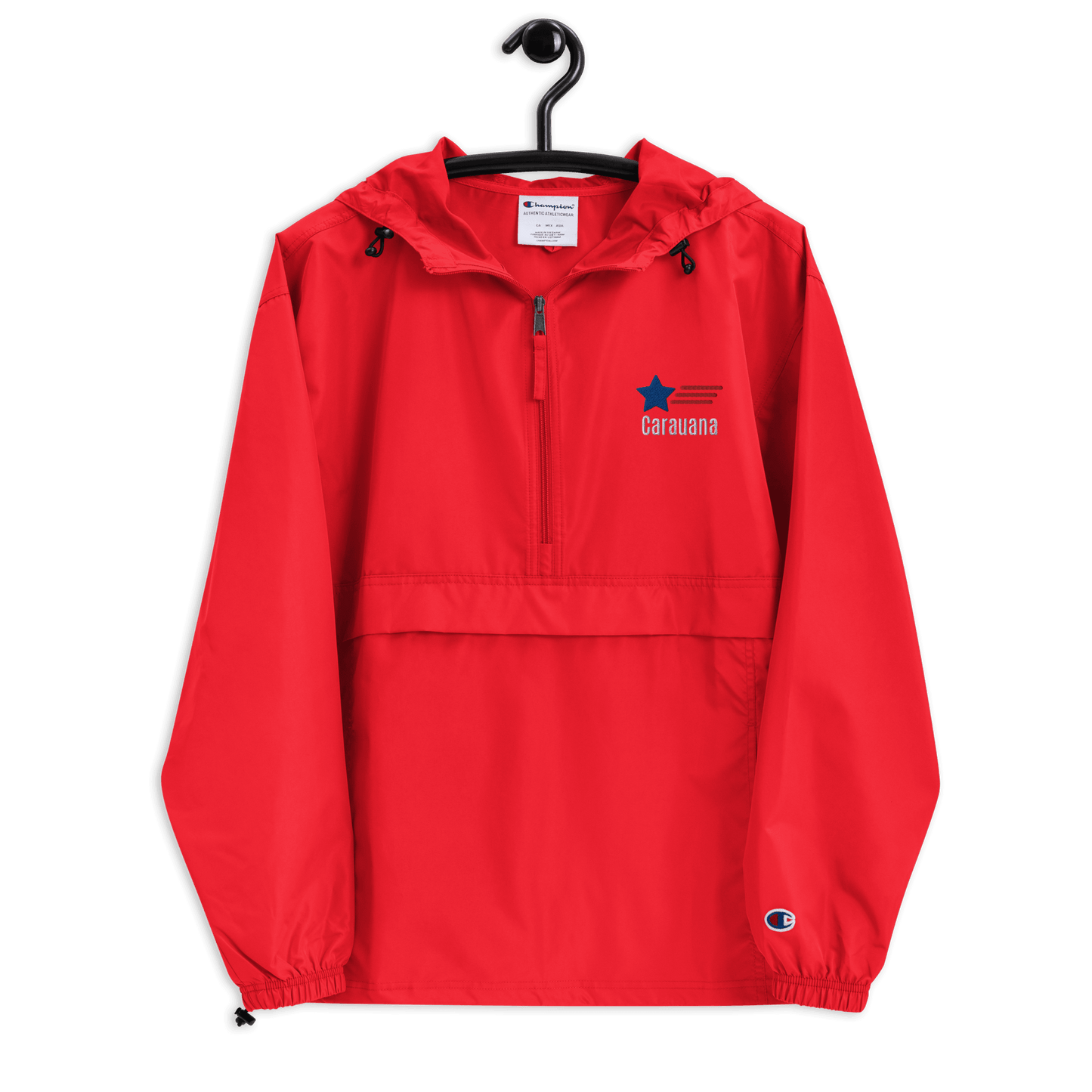 Embroidered Champion Packable Jacket Carauana Store