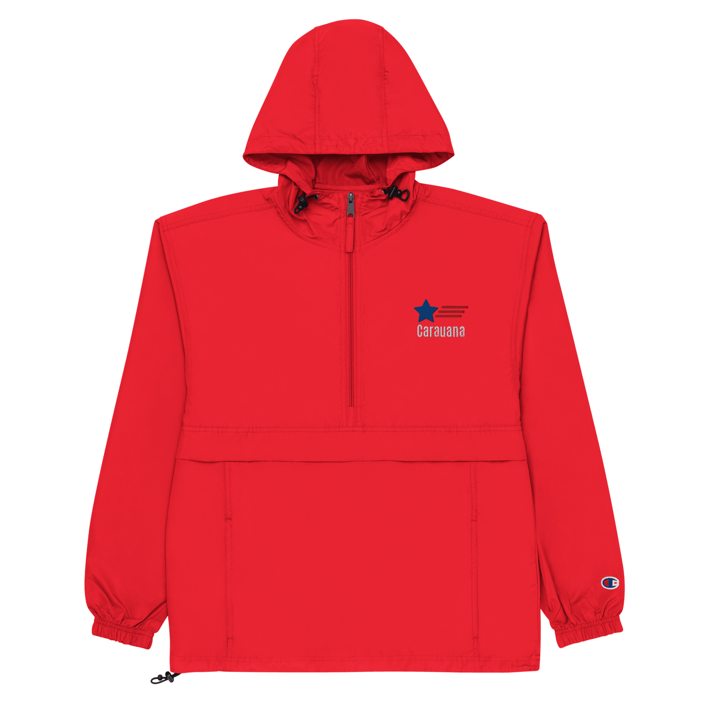 Embroidered Champion Packable Jacket Carauana Store