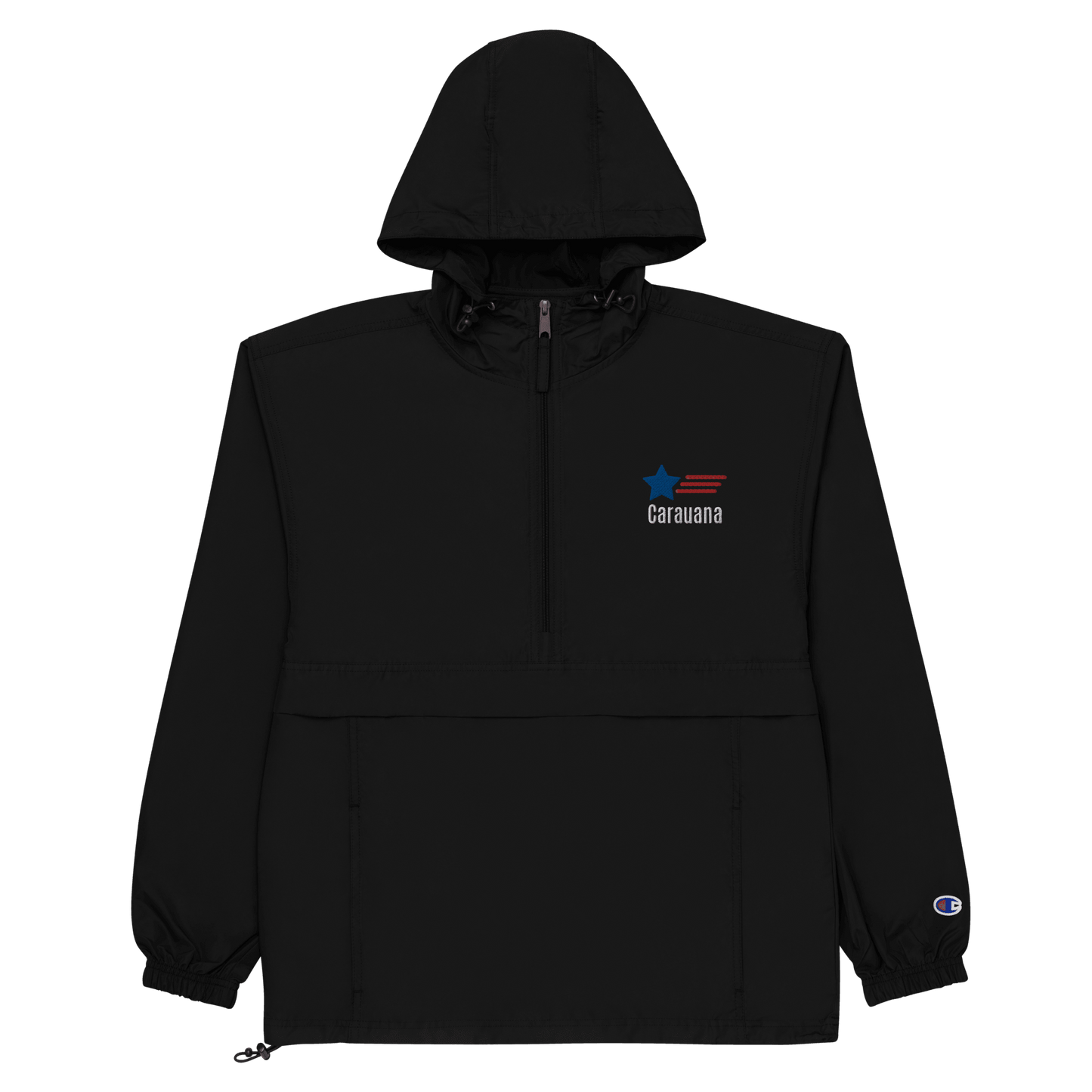 Embroidered Champion Packable Jacket Carauana Store