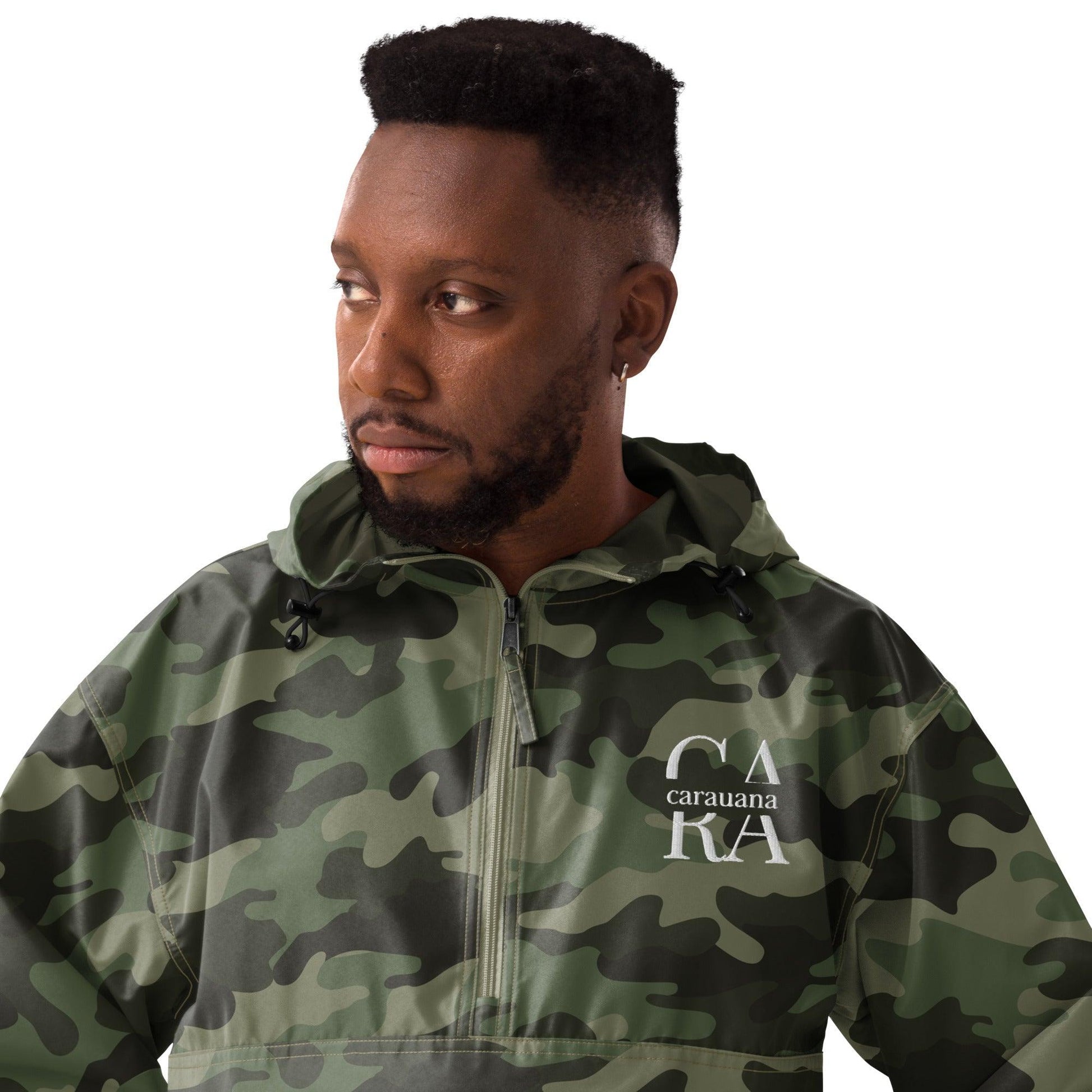 Embroidered Champion Packable Jacket Carauana Store