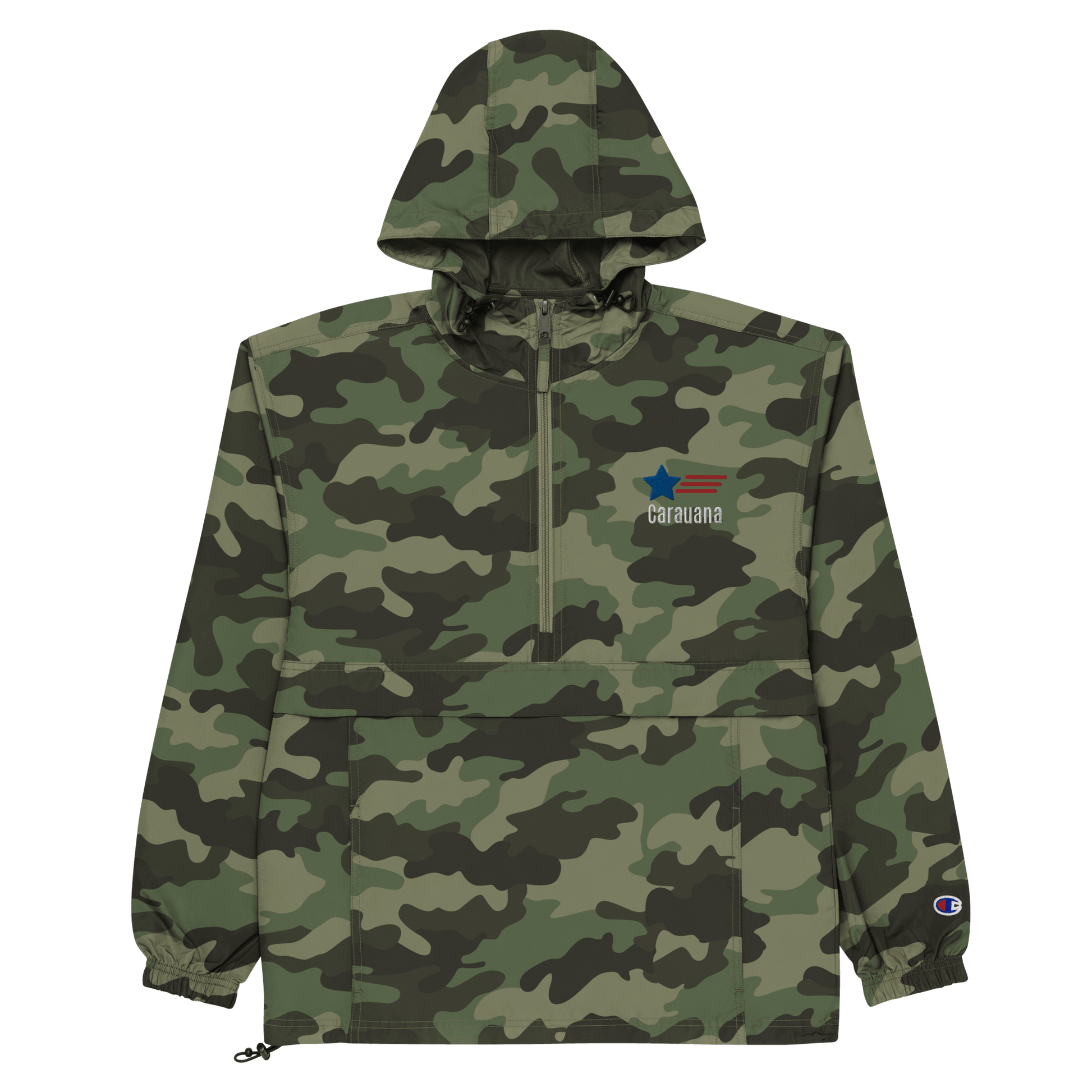 Embroidered Champion Packable Jacket Carauana Store