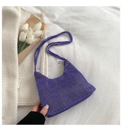 Fashion Rhinestone Shiny Handbag Evening Clutch Tote Bags Carauana Store