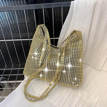 Fashion Rhinestone Shiny Handbag Evening Clutch Tote Bags Carauana Store