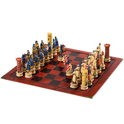 Historical Theme Resin Chess Figures 32 Painted Chess Game Gift Collection Carauana Store