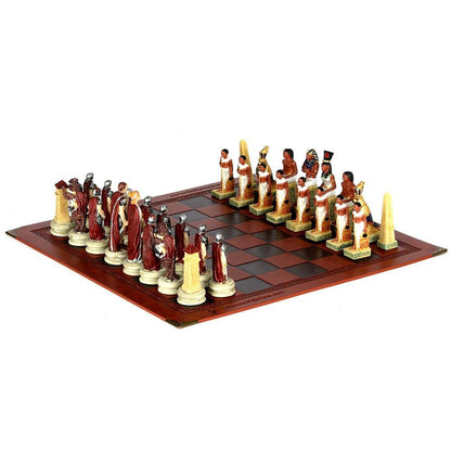 Historical Theme Resin Chess Figures 32 Painted Chess Game Gift Collection Carauana Store