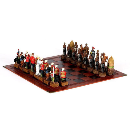 Historical Theme Resin Chess Figures 32 Painted Chess Game Gift Collection Carauana Store
