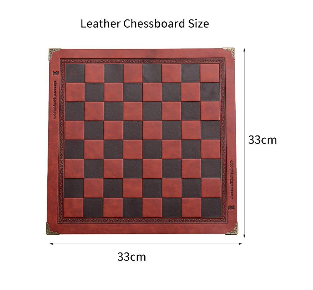 Historical Theme Resin Chess Figures 32 Painted Chess Game Gift Collection Carauana Store