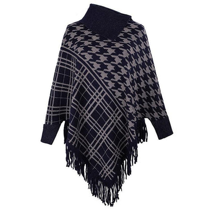 Knitted Shawl Women Warm Tassel Pullover Imitation Cashmere Carauana Store
