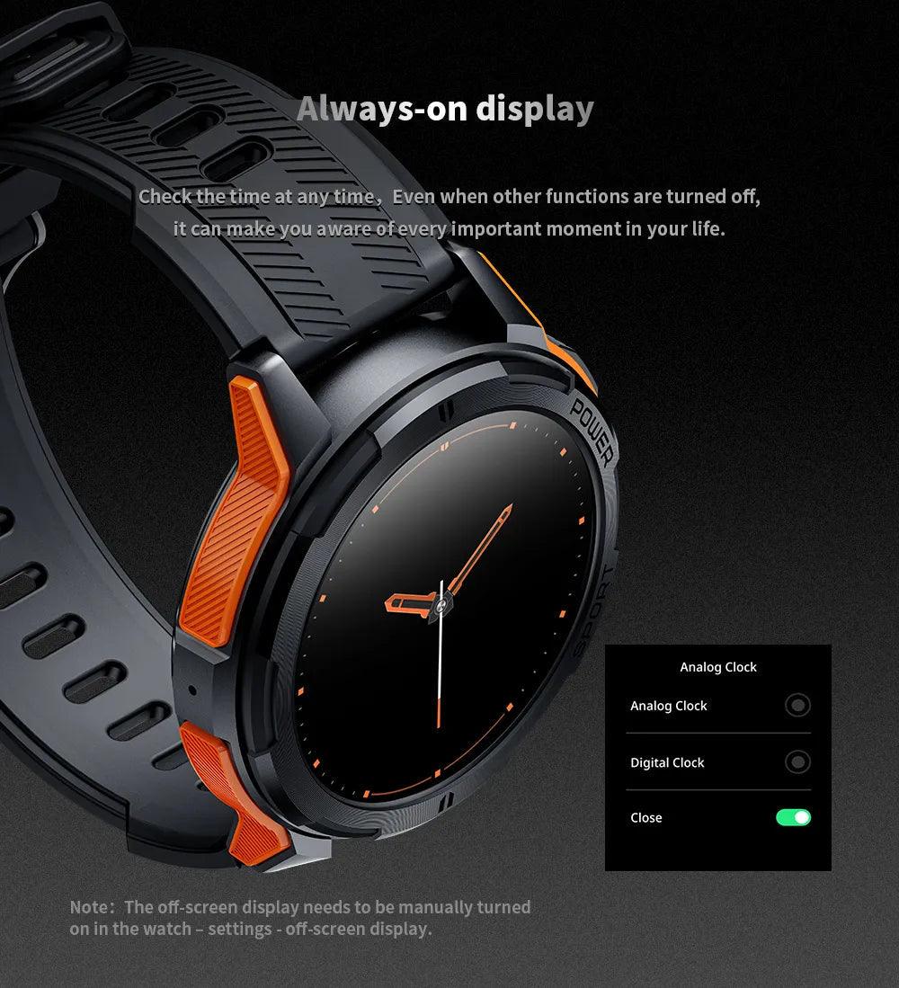 LEMFO Inspire SmartWatch Men AMOLED|Your Ultimate Wellness Companion Awaits Carauana Store