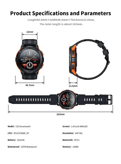 LEMFO Inspire SmartWatch Men AMOLED|Your Ultimate Wellness Companion Awaits Carauana Store