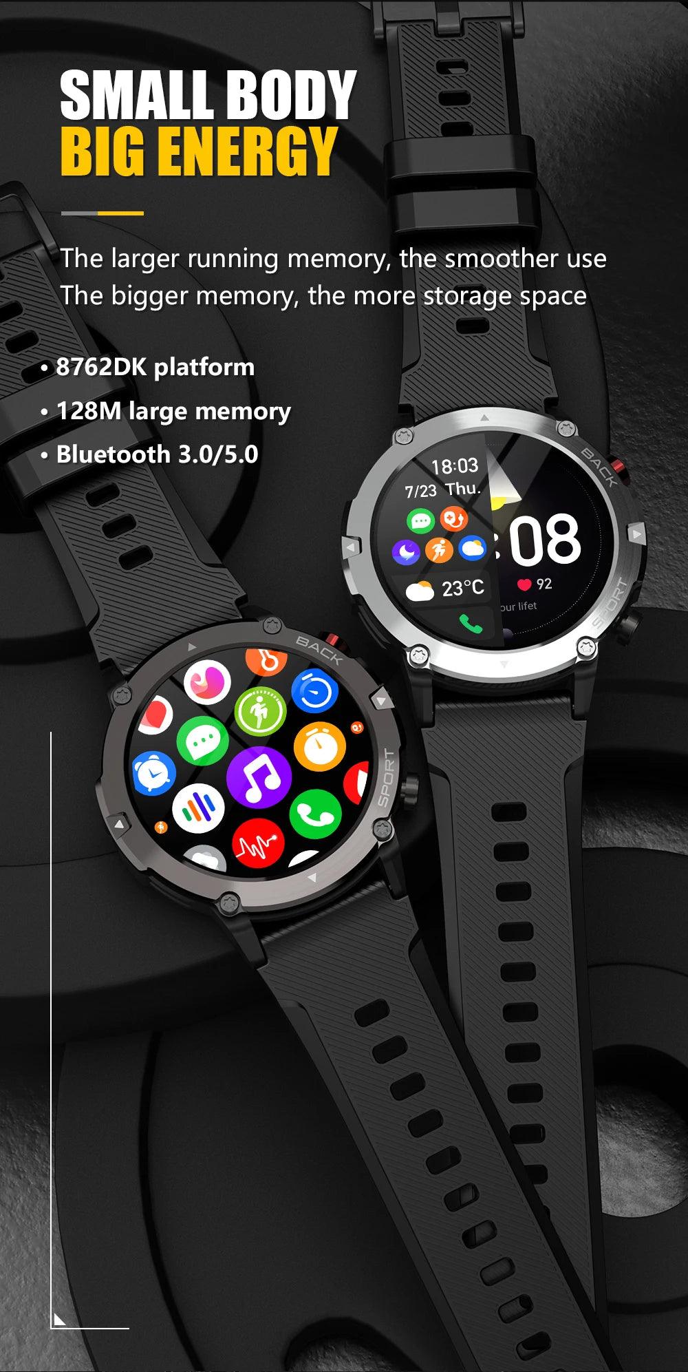 LEMFO SmartWatch Men Bluetooth Call LF26 MAX|Your Ultimate Sports Companion Carauana Store