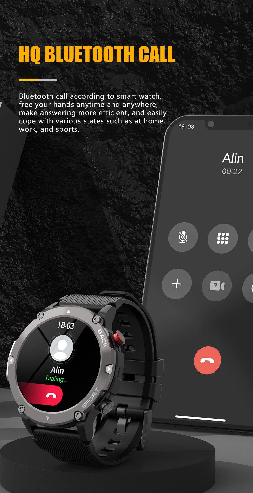 LEMFO SmartWatch Men Bluetooth Call LF26 MAX|Your Ultimate Sports Companion Carauana Store