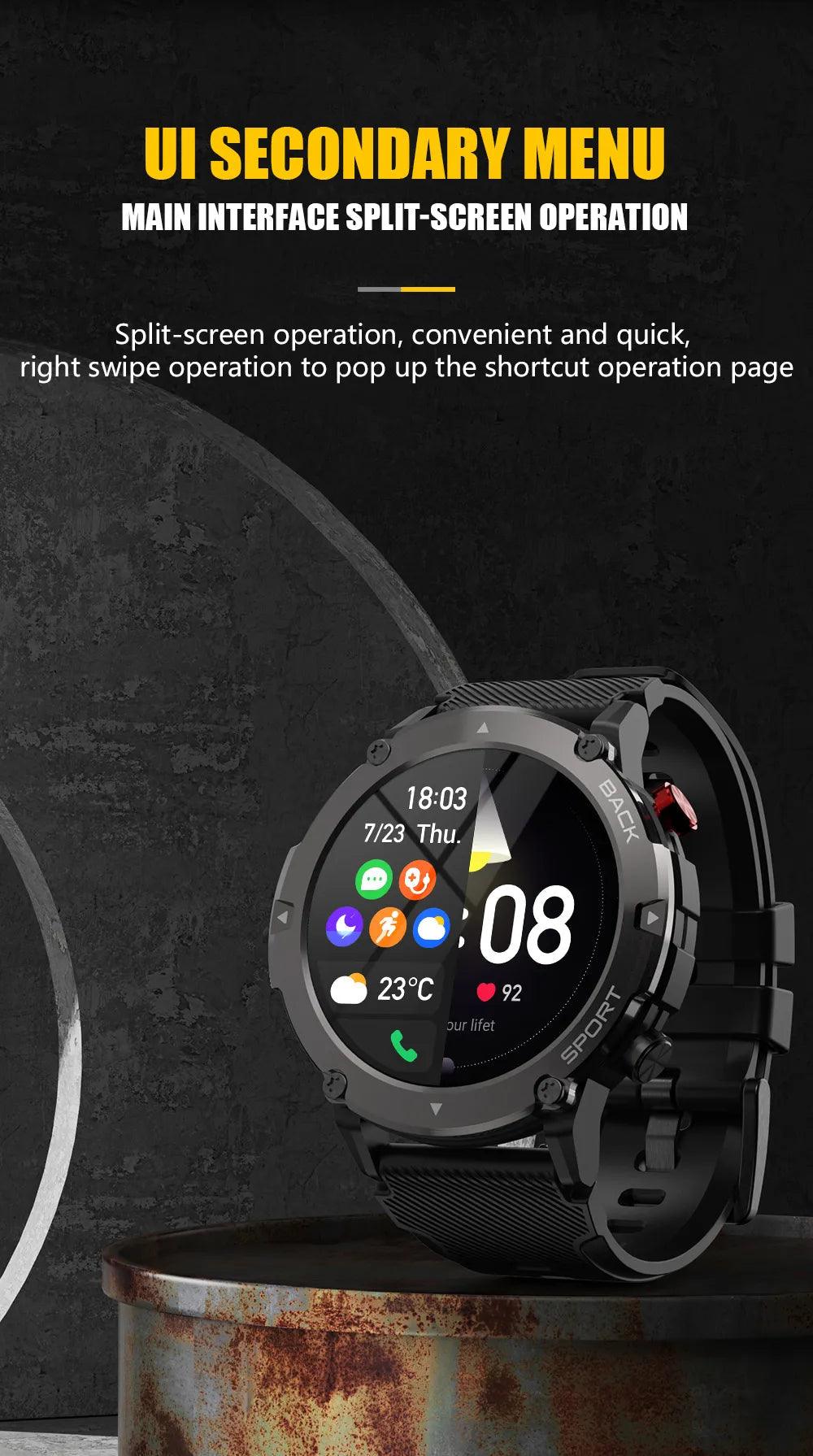 LEMFO SmartWatch Men Bluetooth Call LF26 MAX|Your Ultimate Sports Companion Carauana Store