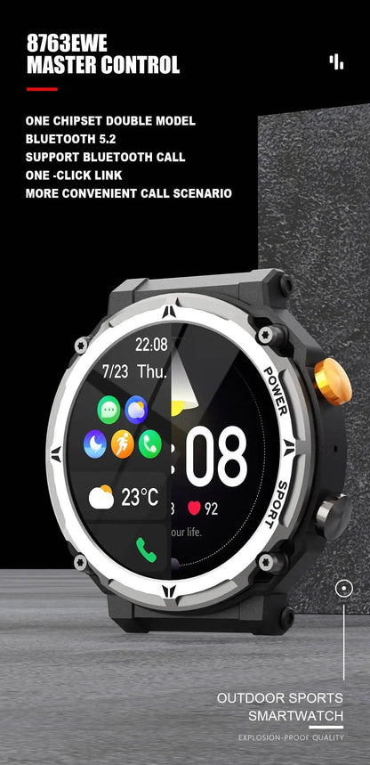 LEMFO Smartwatch Global Version: A Symphony of Power, Style, and Unmatched Innovation Carauana Store
