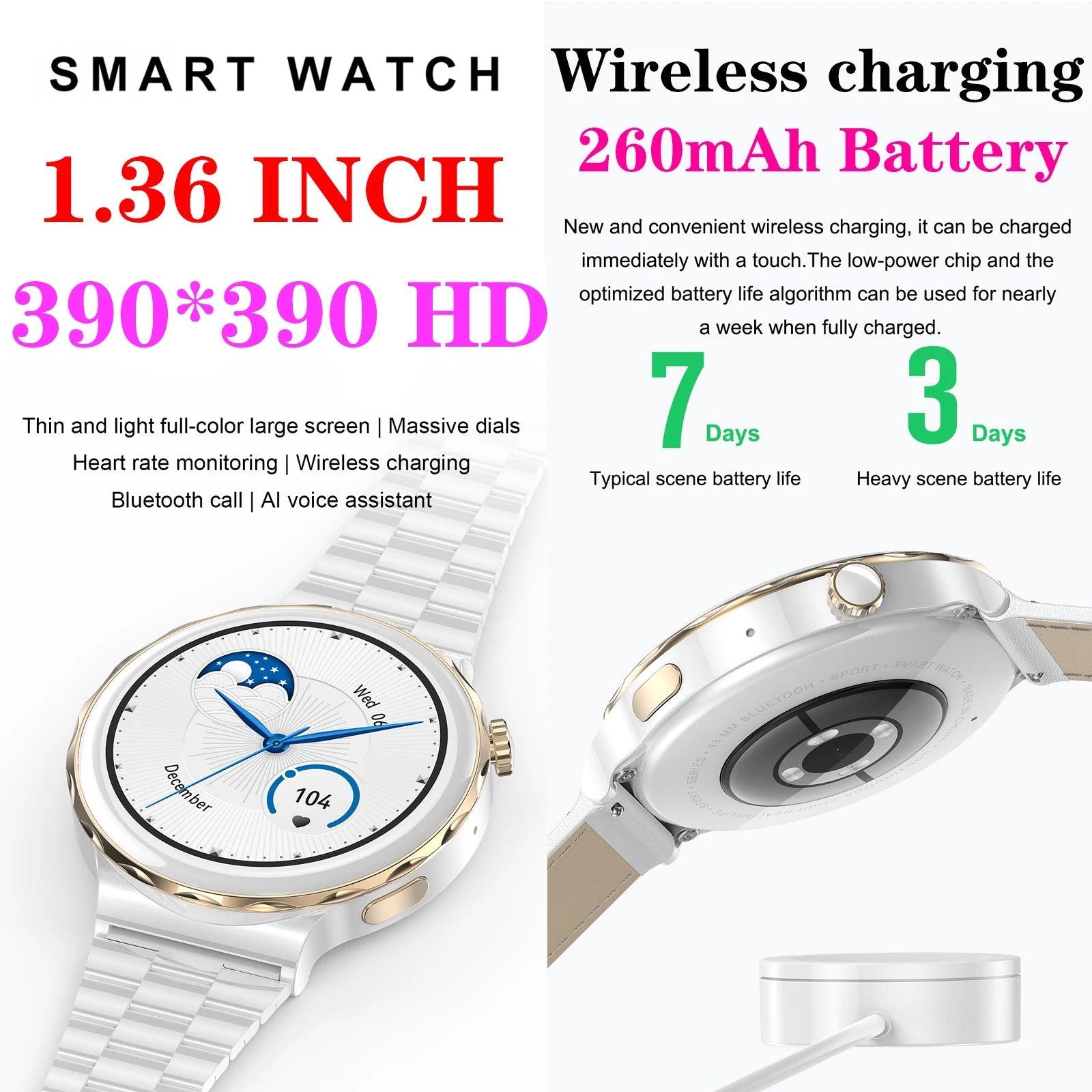 LEMFO Smartwatch NFC HD IPSONSALE|Where Beauty and Innovation Embrace Your Every Move Carauana Store