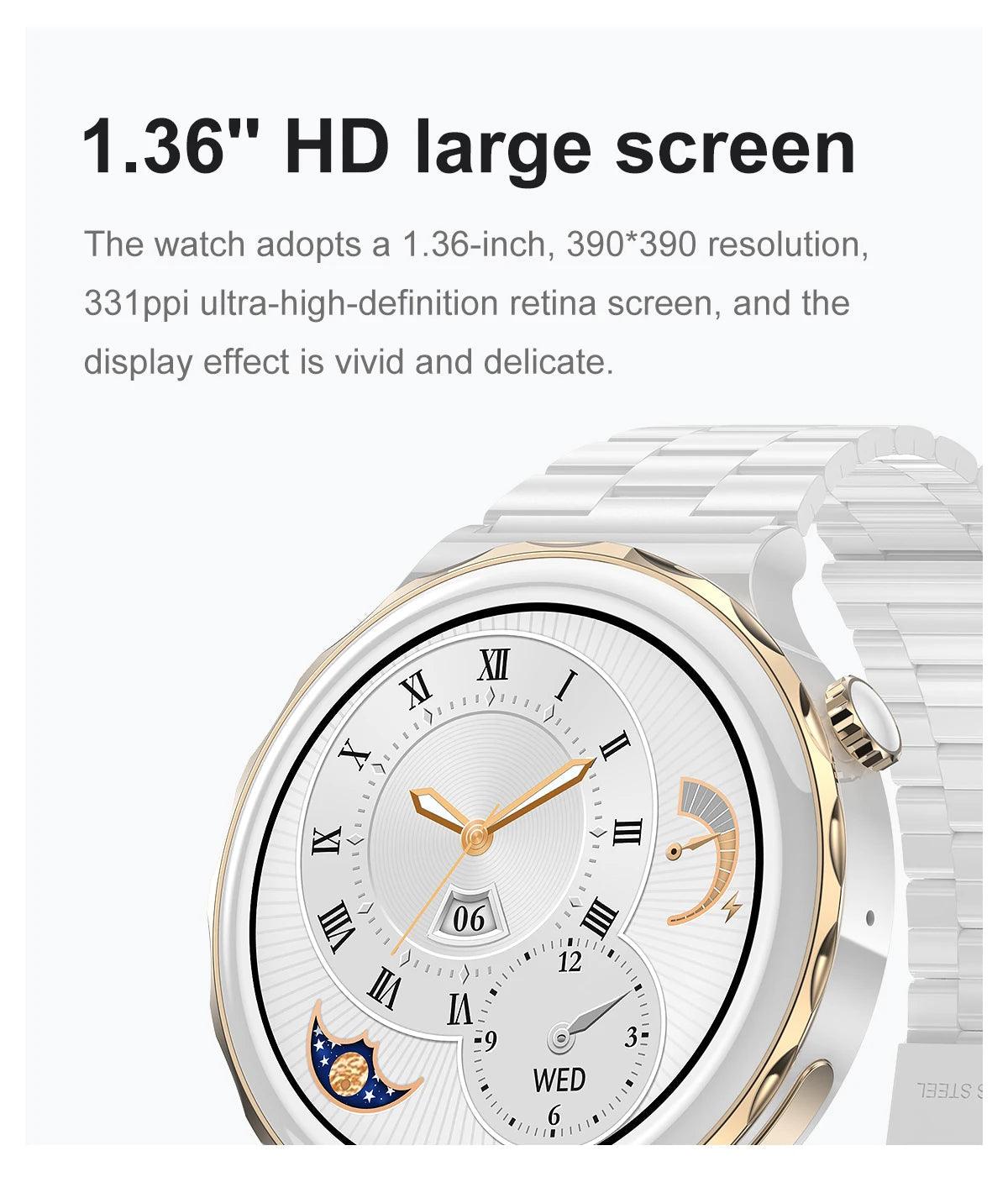 LEMFO Smartwatch NFC HD IPSONSALE|Where Beauty and Innovation Embrace Your Every Move Carauana Store