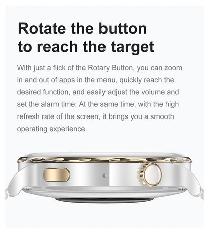 LEMFO Smartwatch NFC HD IPSONSALE|Where Beauty and Innovation Embrace Your Every Move Carauana Store