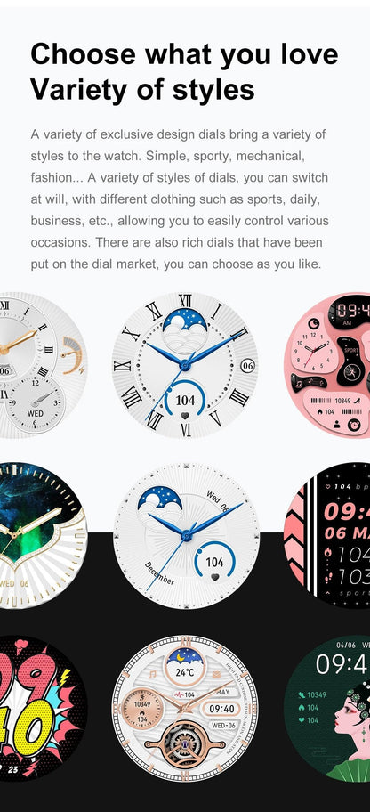 LEMFO Smartwatch NFC HD IPSONSALE|Where Beauty and Innovation Embrace Your Every Move Carauana Store