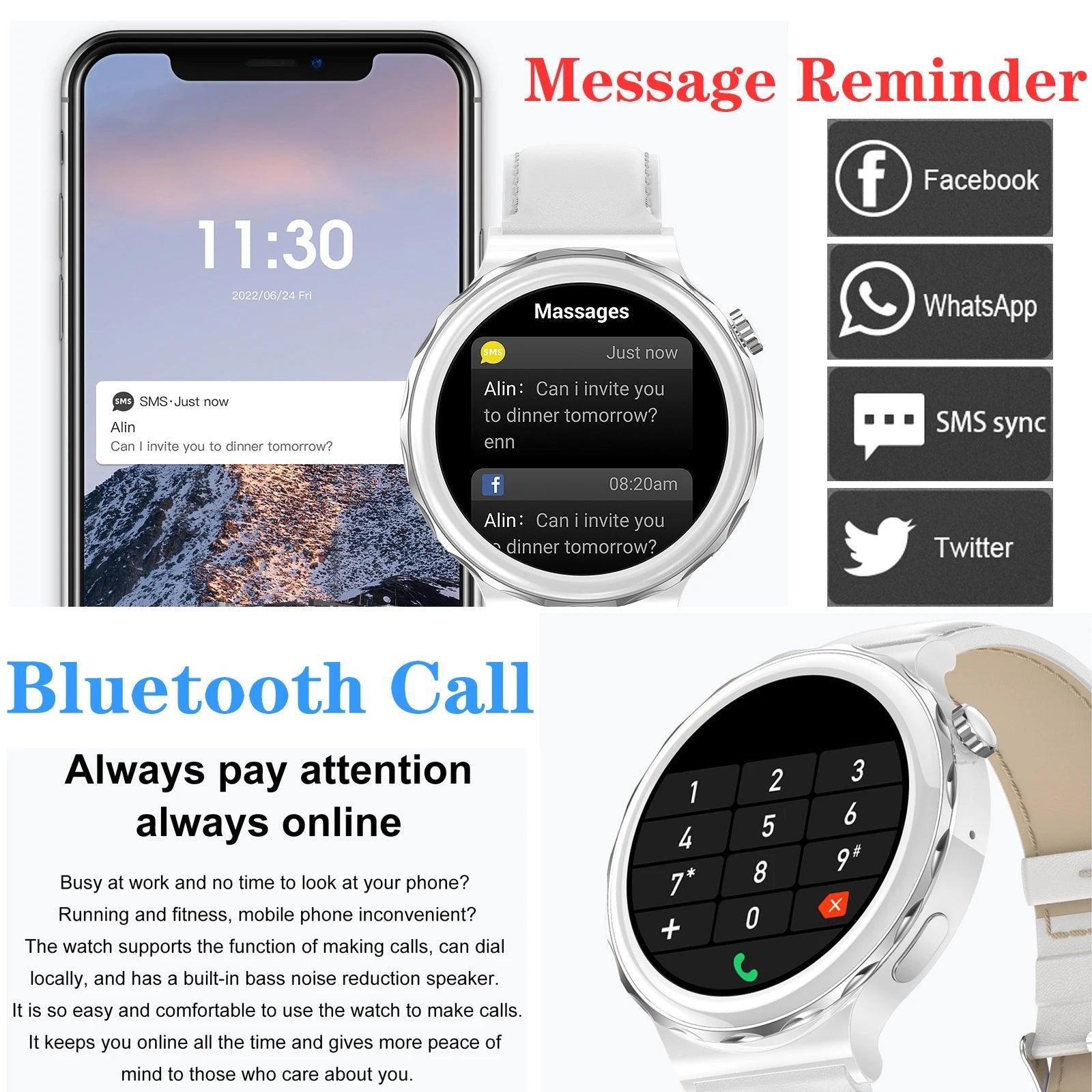 LEMFO Smartwatch NFC HD IPSONSALE|Where Beauty and Innovation Embrace Your Every Move Carauana Store