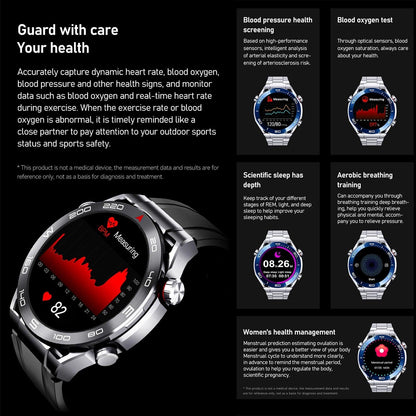 LEMFO smartWatches for men stainless steel|Your Timeless Companion, Now Exclusively Yours! Carauana Store