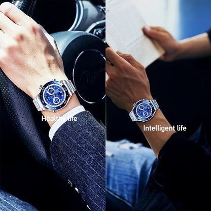 LEMFO smartWatches for men stainless steel|Your Timeless Companion, Now Exclusively Yours! Carauana Store
