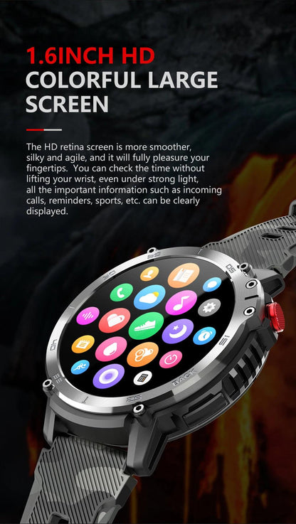 LEMFO smartwatches for men support connect headset|Unveiling the Symphony of Fitness and Style Carauana Store