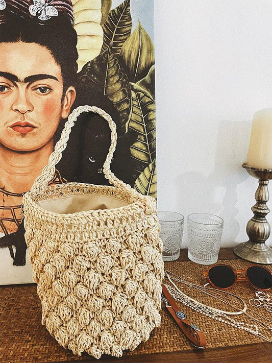 Elevate Your Style: Niche Woven Bucket Bags – Perfect for Commuting and Vacation! Carauana Store