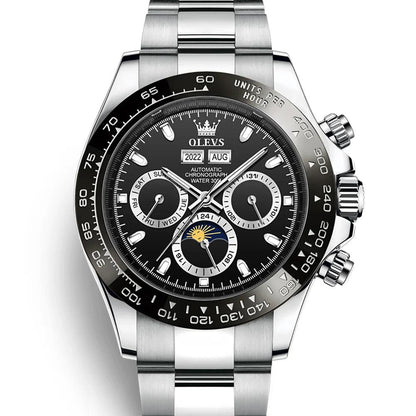 OLEVS Luxury Men's Chronograph Automatic Mechanical Wristwatch-Top Brand Watch Carauana Store