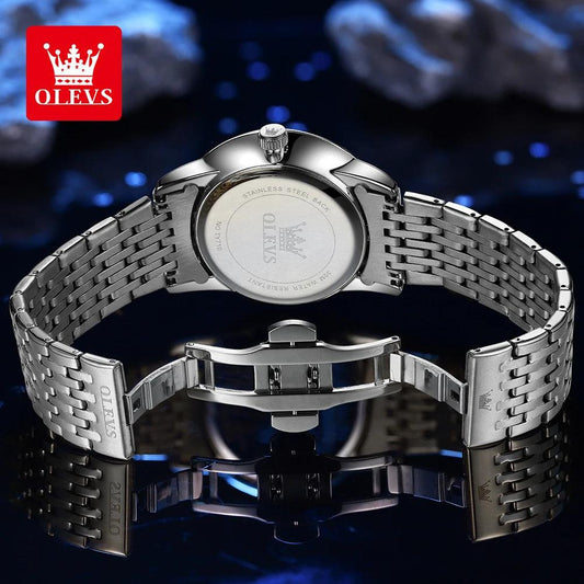 OLEVS Men's Watches Fashion Trend Crescent Shaped Dial Original Quartz Watch Carauana Store