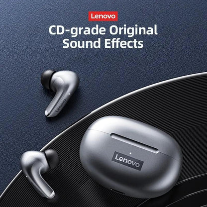 Original Lenovo LP5 Wireless Bluetooth Earbuds HiFi Music Earphones Headphones Sports Waterproof Headset With Mic Earbuds New Carauana Store