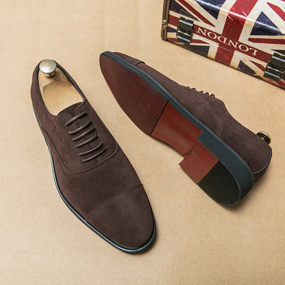 Oxfords Shoes  Business for Men Brown Black