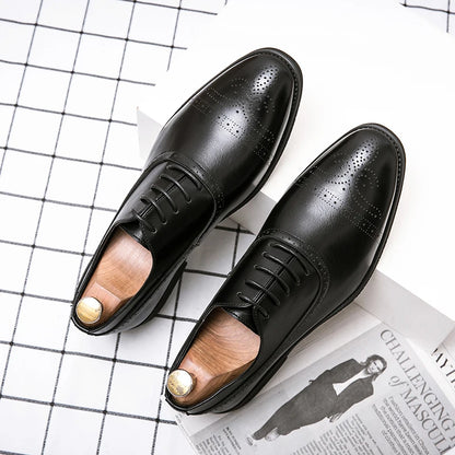Oxfords Shoes  Business for Men Brown Black