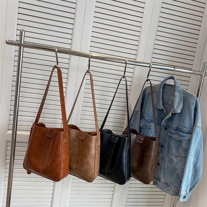 MOODS Retro Shoulder Tote Bag Set For Women