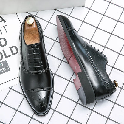Oxfords Shoes  Business for Men Brown Black