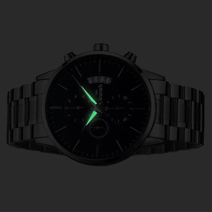 SWISH Luxury Full Steel Business Wristwatch for Male Carauana Store