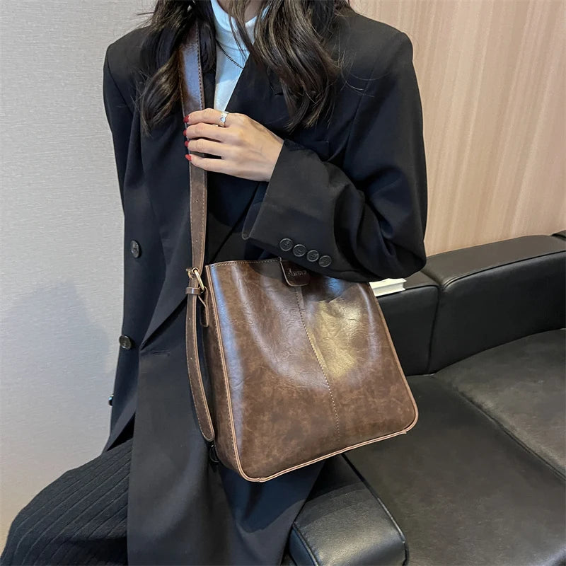 MOODS Retro Shoulder Tote Bag Set For Women