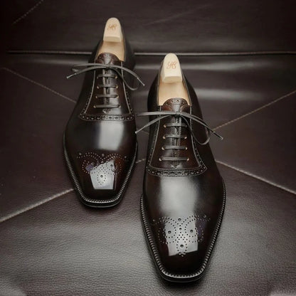 Oxfords Shoes  Business for Men Brown Black