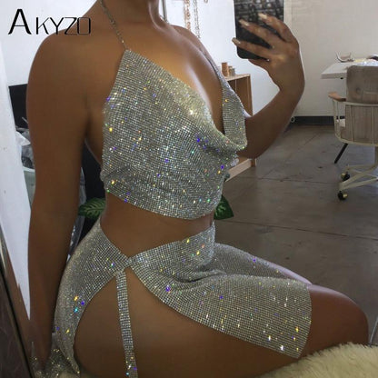 Sexy Dress Diamant For Night Club and Party Carauana Store