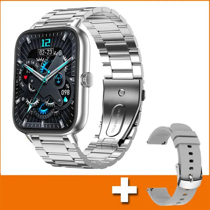 Trosmart Fusion: Where Fashion Meets Functionality in a Timeless Symphony|Smartwatch Golden For Android IOS Unisex Carauana Store