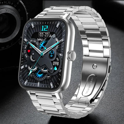 Trosmart Fusion: Where Fashion Meets Functionality in a Timeless Symphony|Smartwatch Golden For Android IOS Unisex Carauana Store
