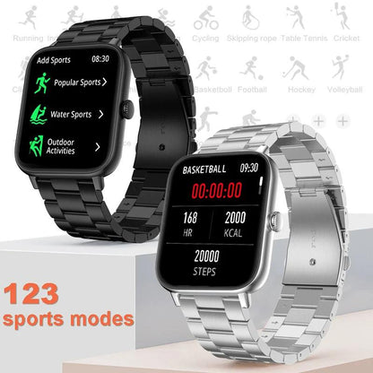 Trosmart Fusion: Where Fashion Meets Functionality in a Timeless Symphony|Smartwatch Golden For Android IOS Unisex Carauana Store