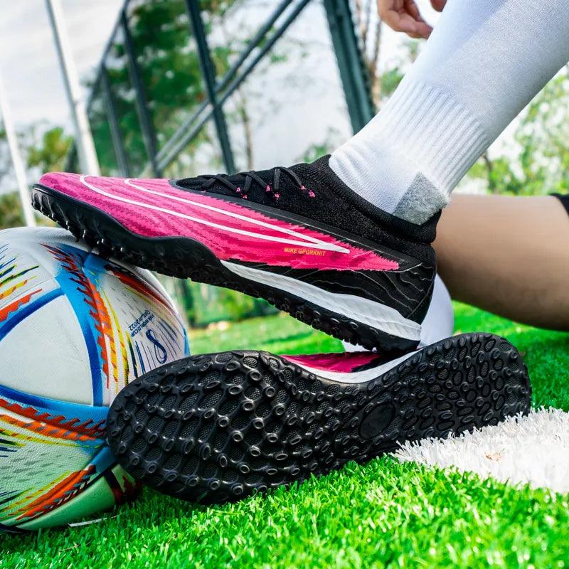 Unisex Soccer Cleats in Black_Gold for Professional Performance Carauana Store