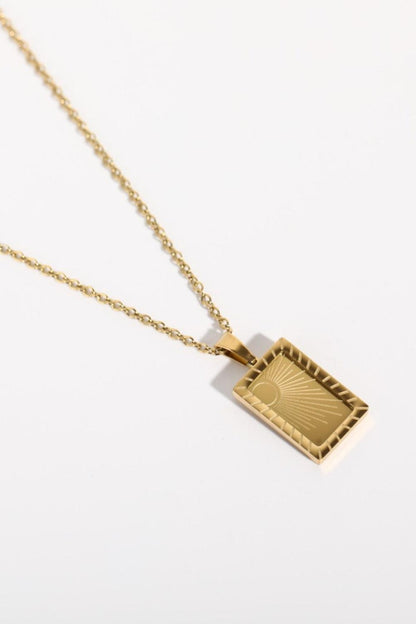 Stainless Steel 18K Gold-Plated Necklace Carauana Store