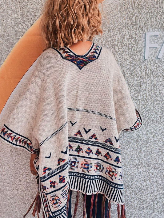 Fringe Open Front Cardigan Carauana Store