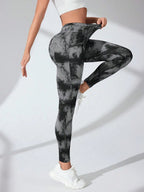 Tie-Dye High Waist Active Leggings Carauana Store