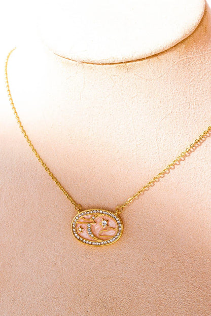 Stars in the Plate Pendant Copper Necklace Carauana Store