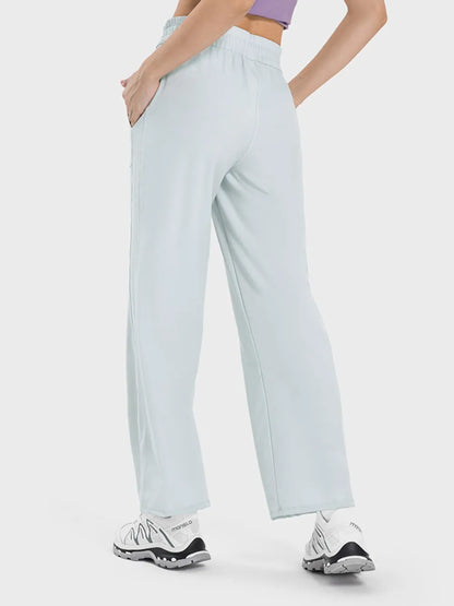 Millennia Drawstring Pocketed Active Pants Carauana Store